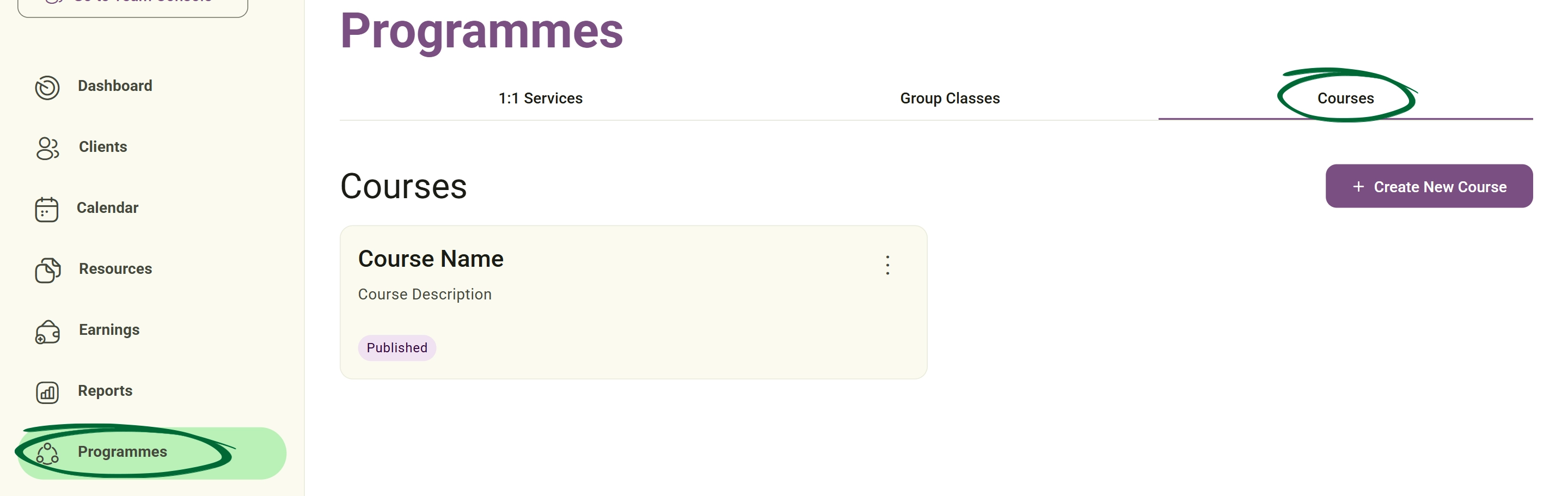 Open Courses screenshot